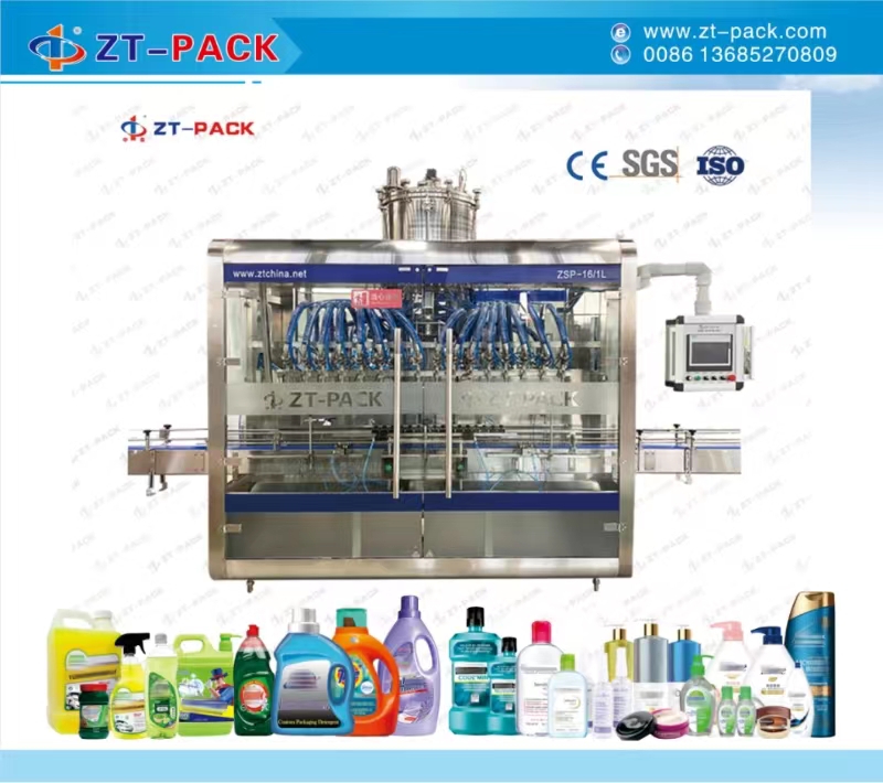 Auto Liquid Bottling Production Packing Line Filler Capper Labeller Línea de embotellado de líquidos