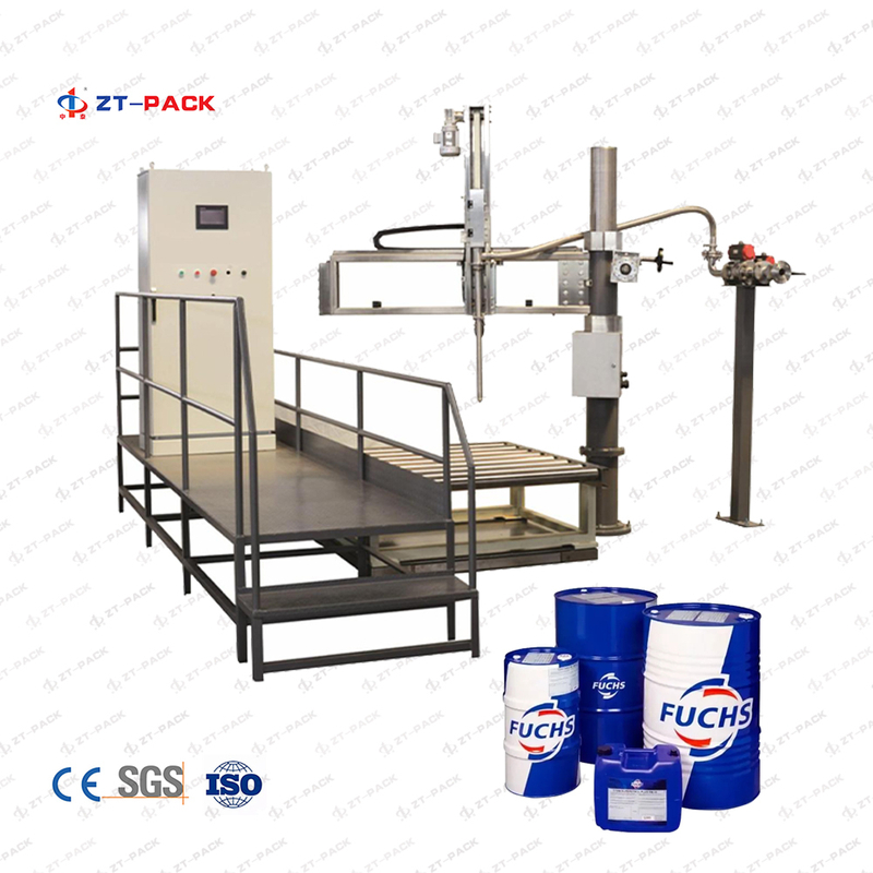 100kg -1000kg Rocker Type Ton Barrel Filling Machine