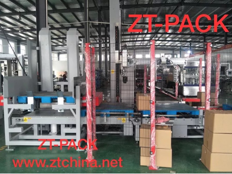 The automated storage system about palletilizer machine