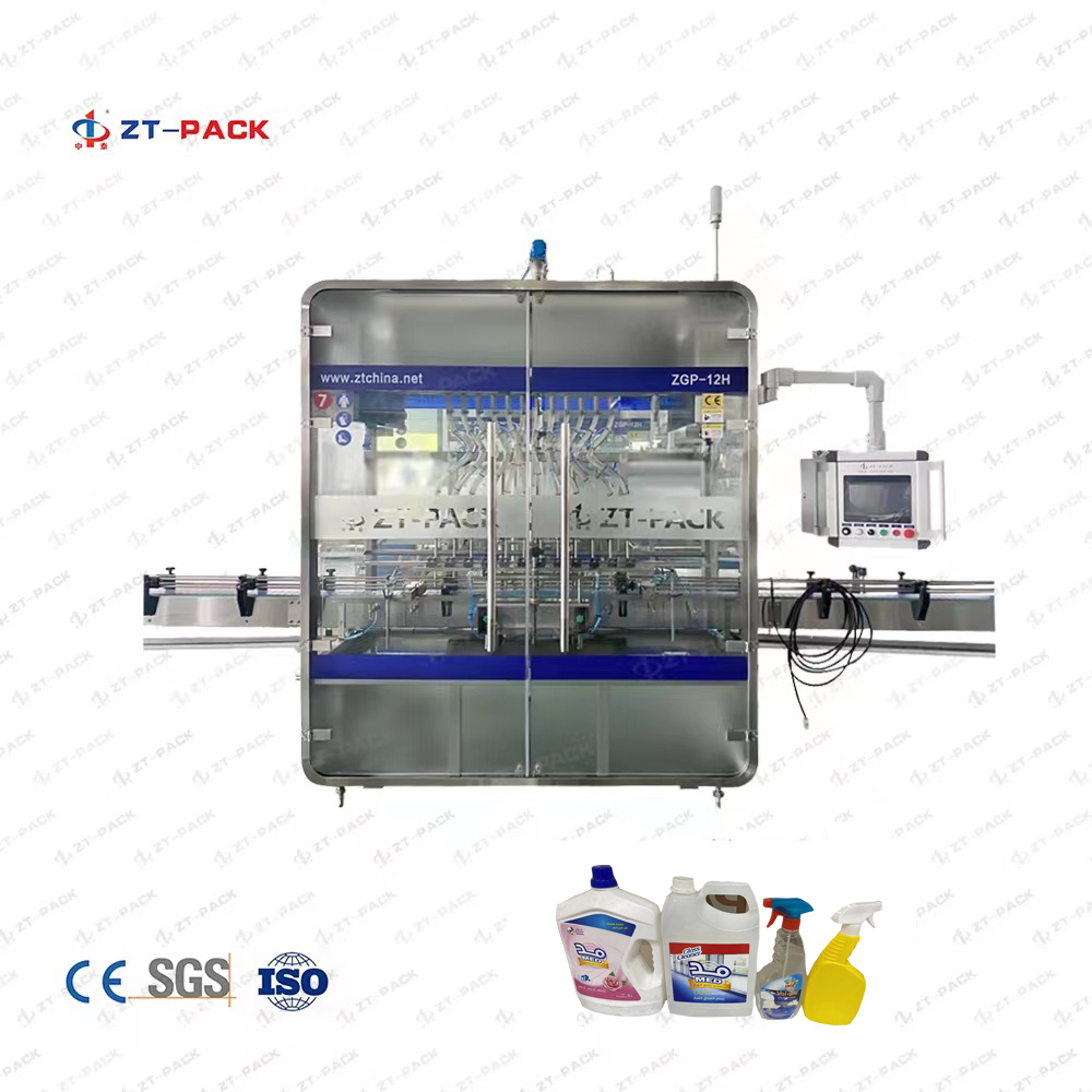 Automatic Glass Cleaner Filling Machine