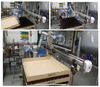 Empty bottles loading machine, bottle unscrambler, depalletizer, collaborative robot