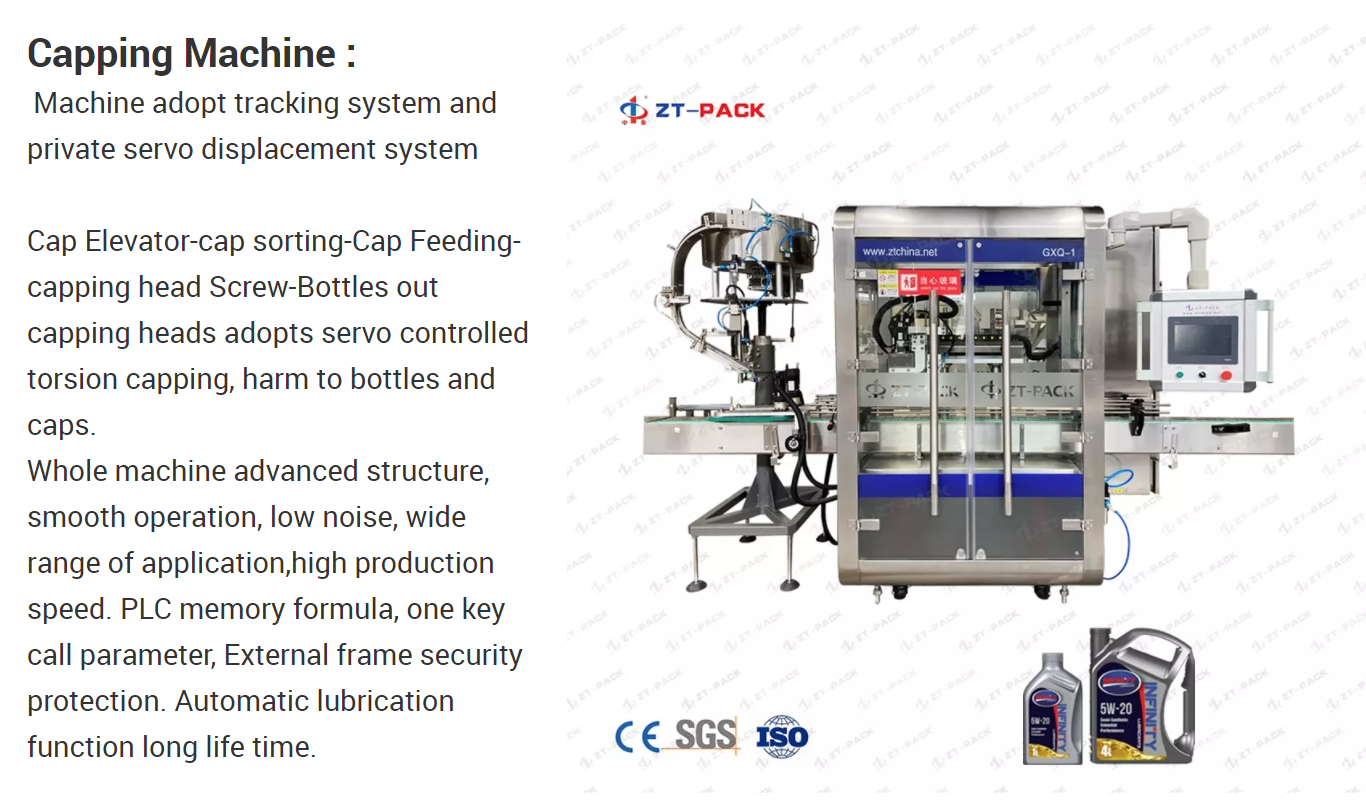 Lube Oil Capping machine