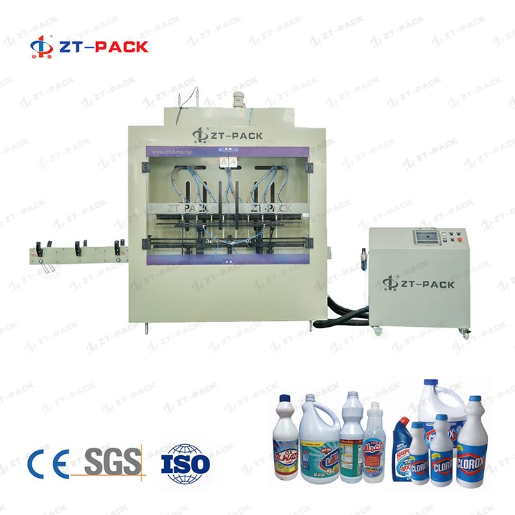 100ml-5000ml Bleach Acid Corrosive Liquid Filling Machine