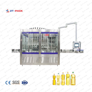 8000BPH 100ml-1000ml Automatic Edible Oil Rotary Monoblock Filling Capping Machine